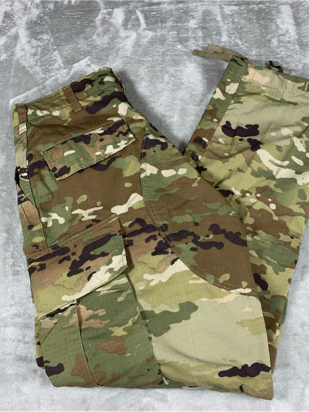 US Army OCP Combat Pants Small Regular Perimeter Insect Guard Rip Stop
